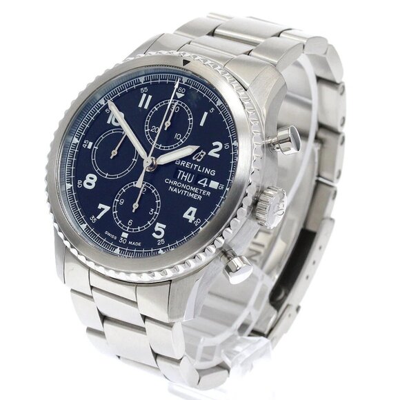 BREITLING Navitimer 8 A13314 Chronograph day date Automatic Men's Watch - Picture 1 of 12